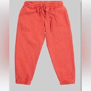 TIER RED MAPLE TIÉR KIDS ESSENTIALS SWEATPANTS size 6Y new